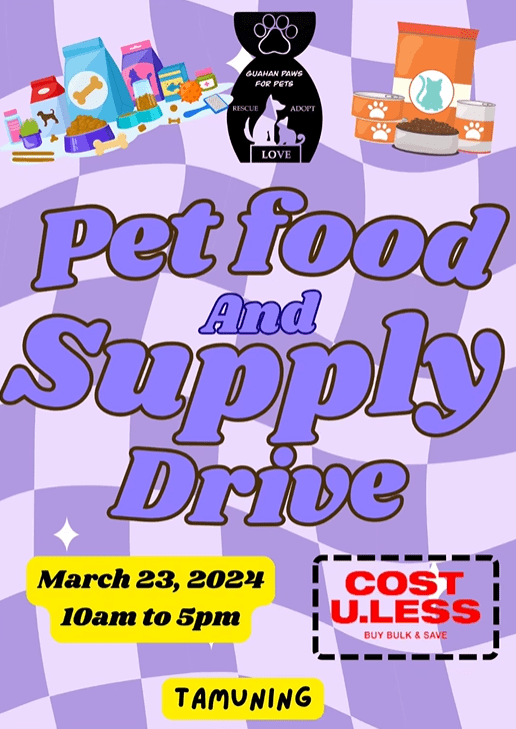 Pet Food and Supply Drive The Guam Guide